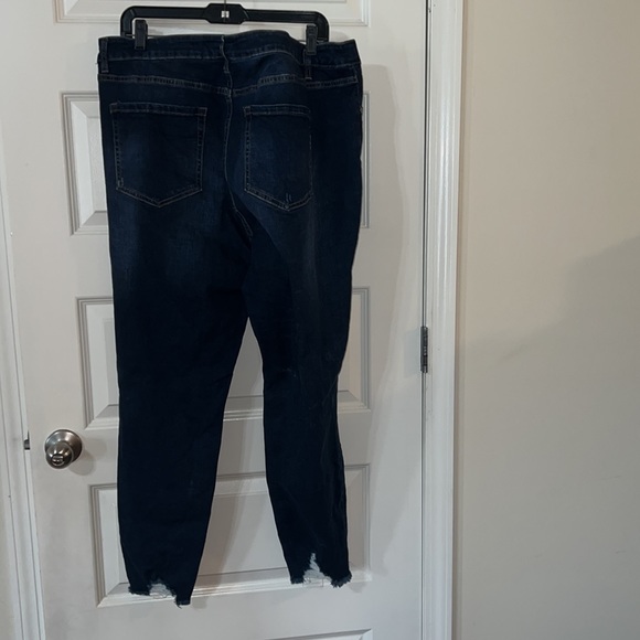 Destructed skinny jeans from lane bryant. Gently used. - Picture 2 of 2